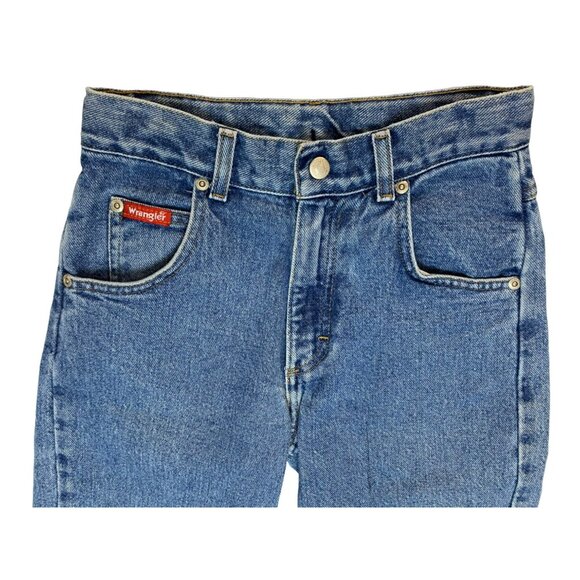Vintage Wrangler Jeans Size 12 Womens 24 x 26 High Rise Mom Jeans Y2K - Picture 3 of 11
